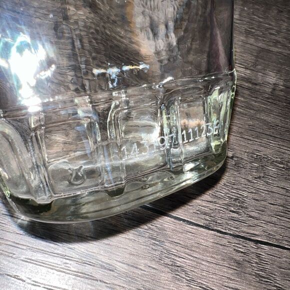 Vintage Clear Glass Syrup Bottle with Twist Top Lid - Picture 7 of 7